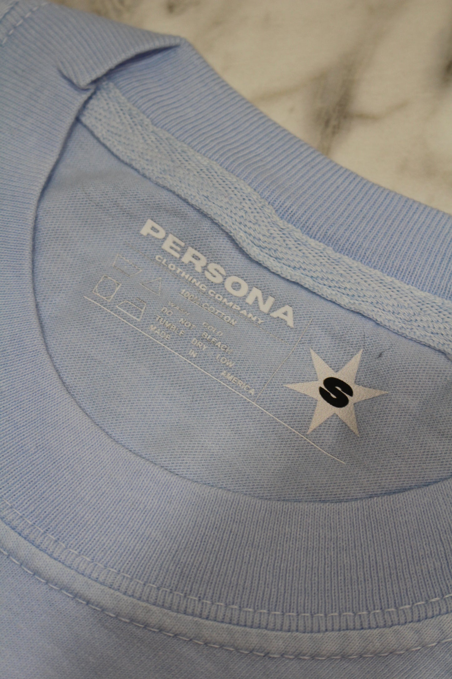 *SUMMER TEE - SKY BLUE