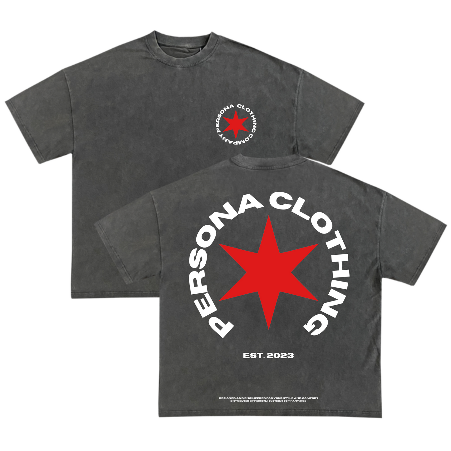 STAR TEE - GRAPHITE