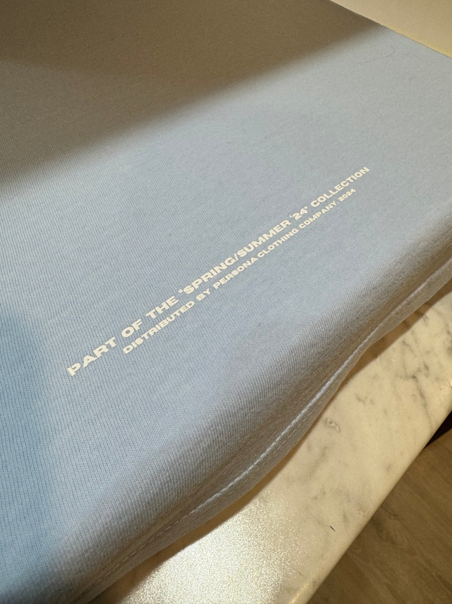 *SUMMER TEE - SKY BLUE