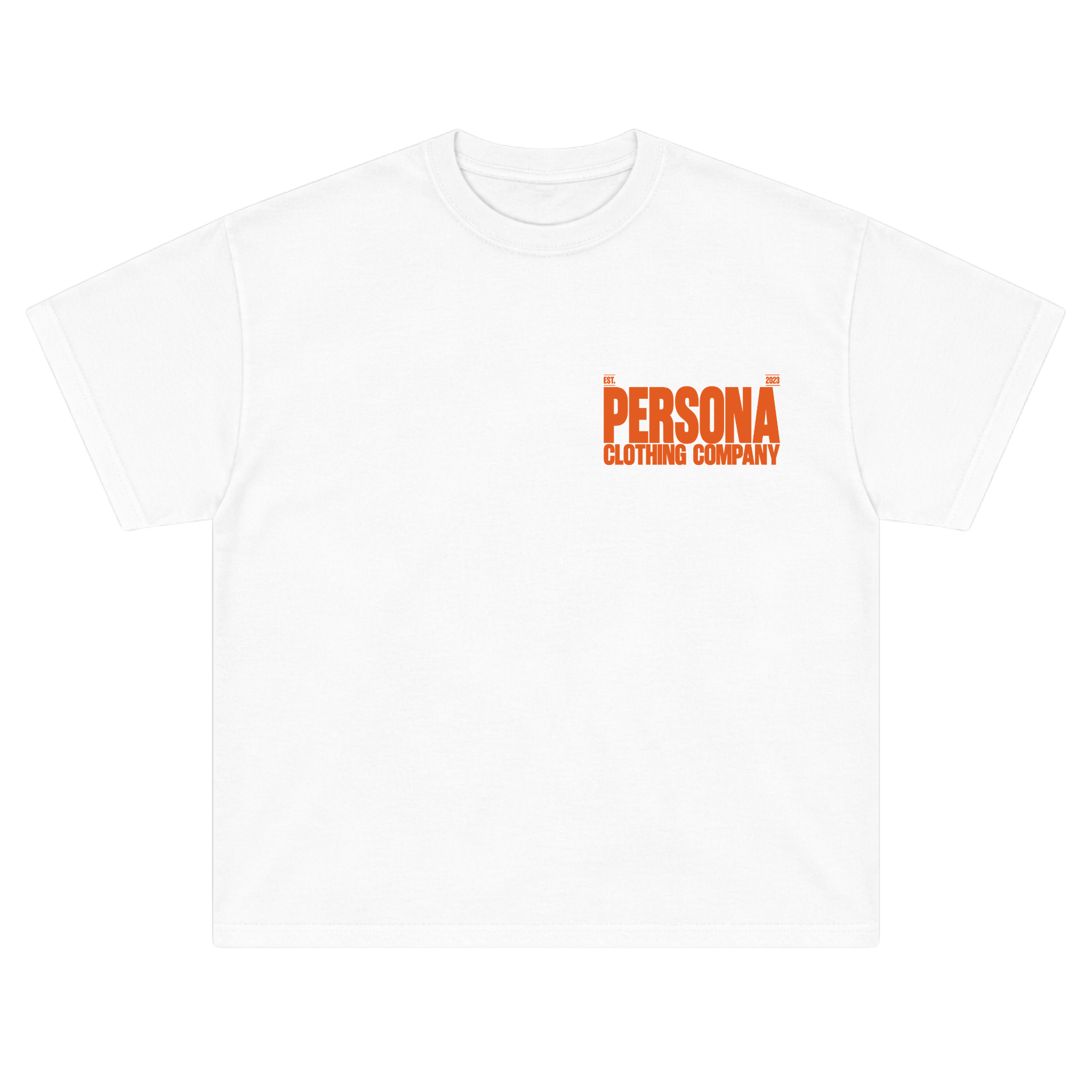 *ESSENTIALS CANVAS TEE - ORANGE