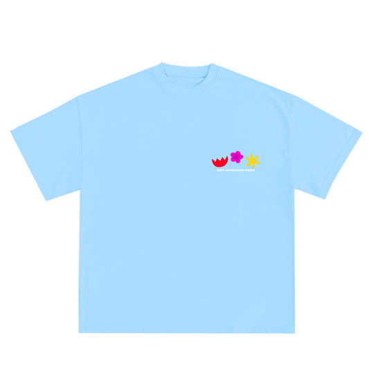 *SUMMER TEE - SKY BLUE