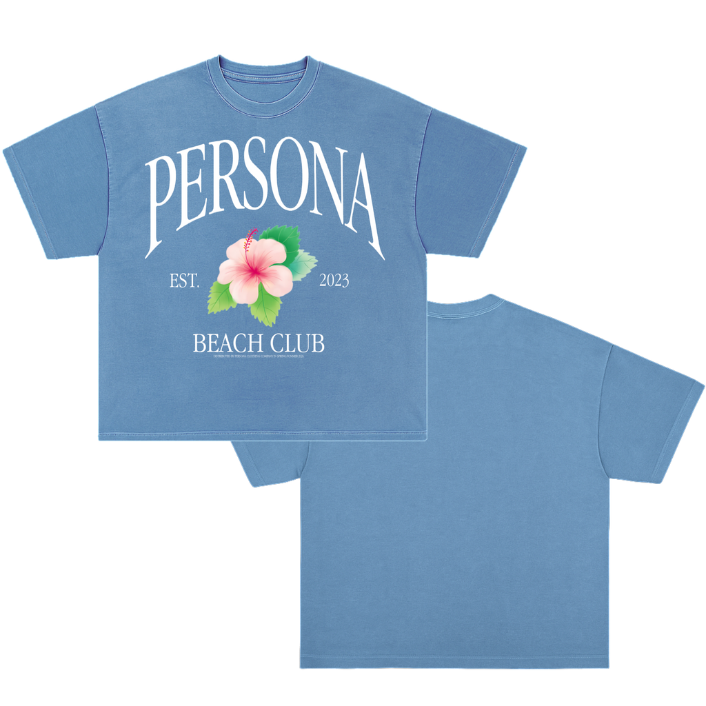 FLOWER SHIRT - BLUE