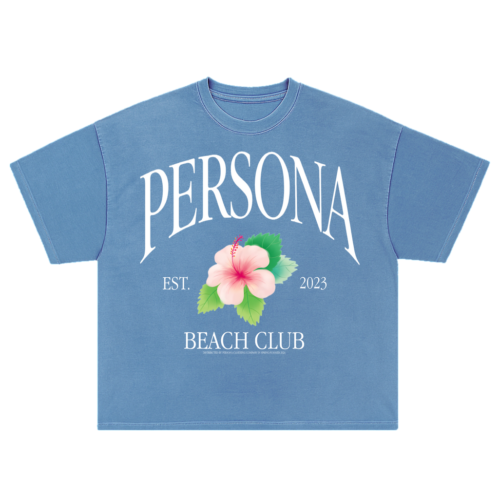 FLOWER SHIRT - BLUE