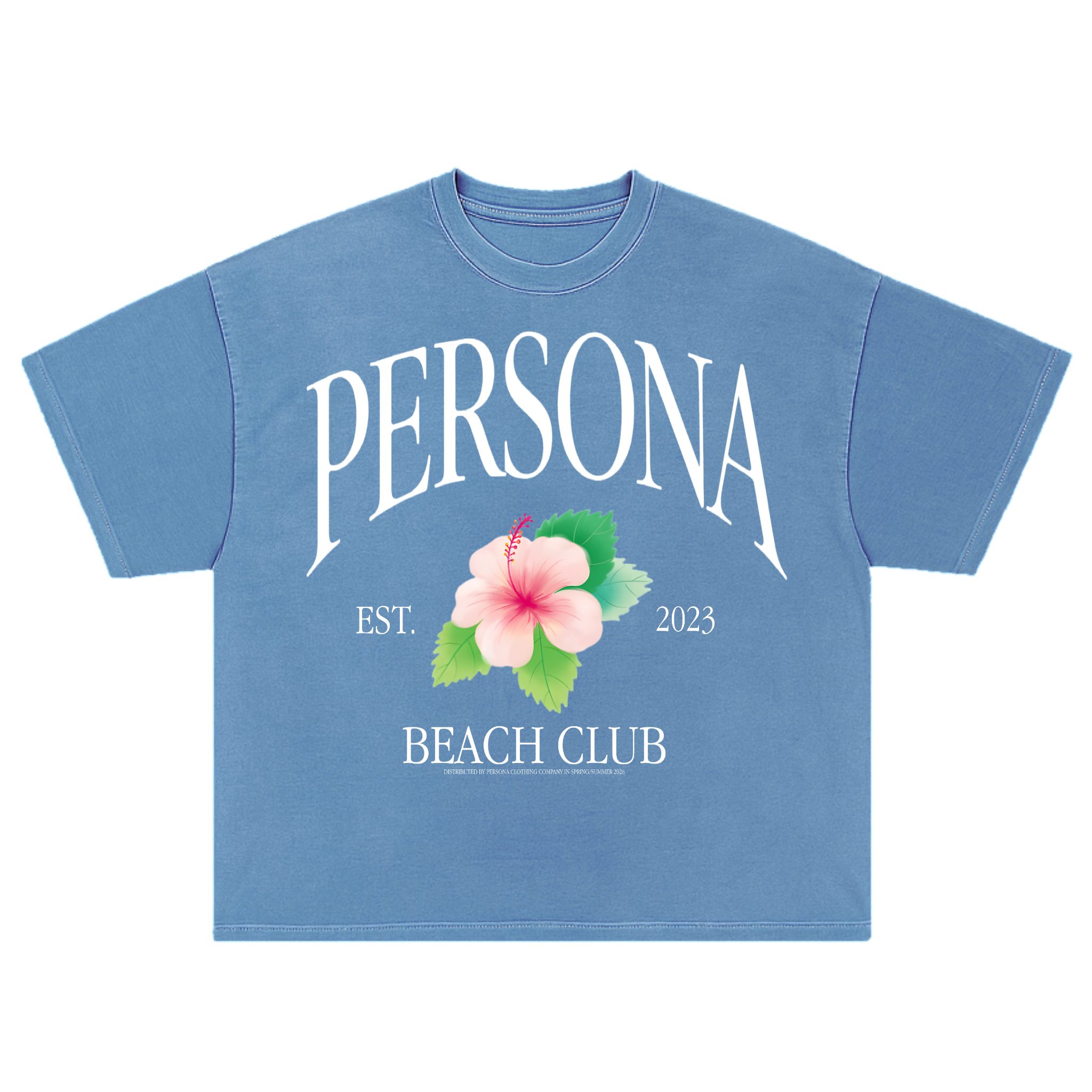 FLOWER SHIRT - BLUE