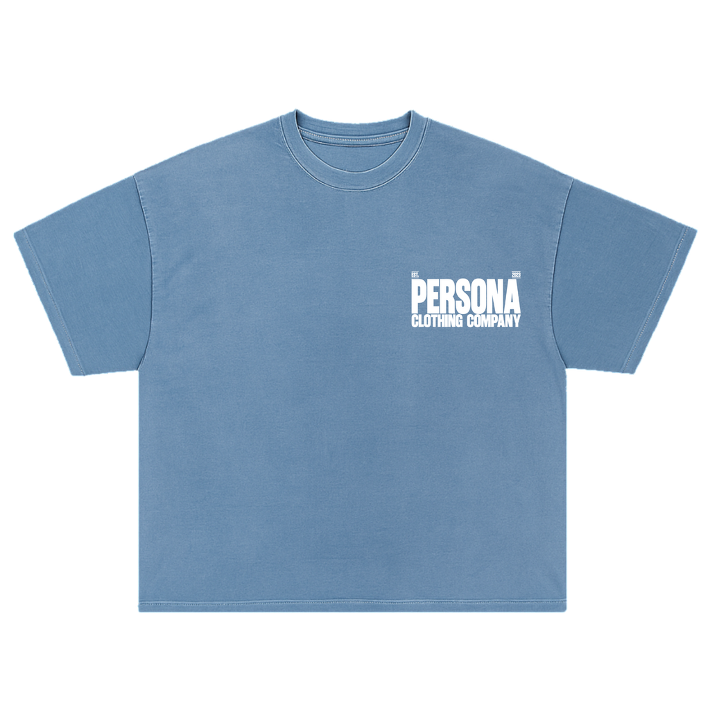 *ESSENTIALS TEE - JEAN BLUE