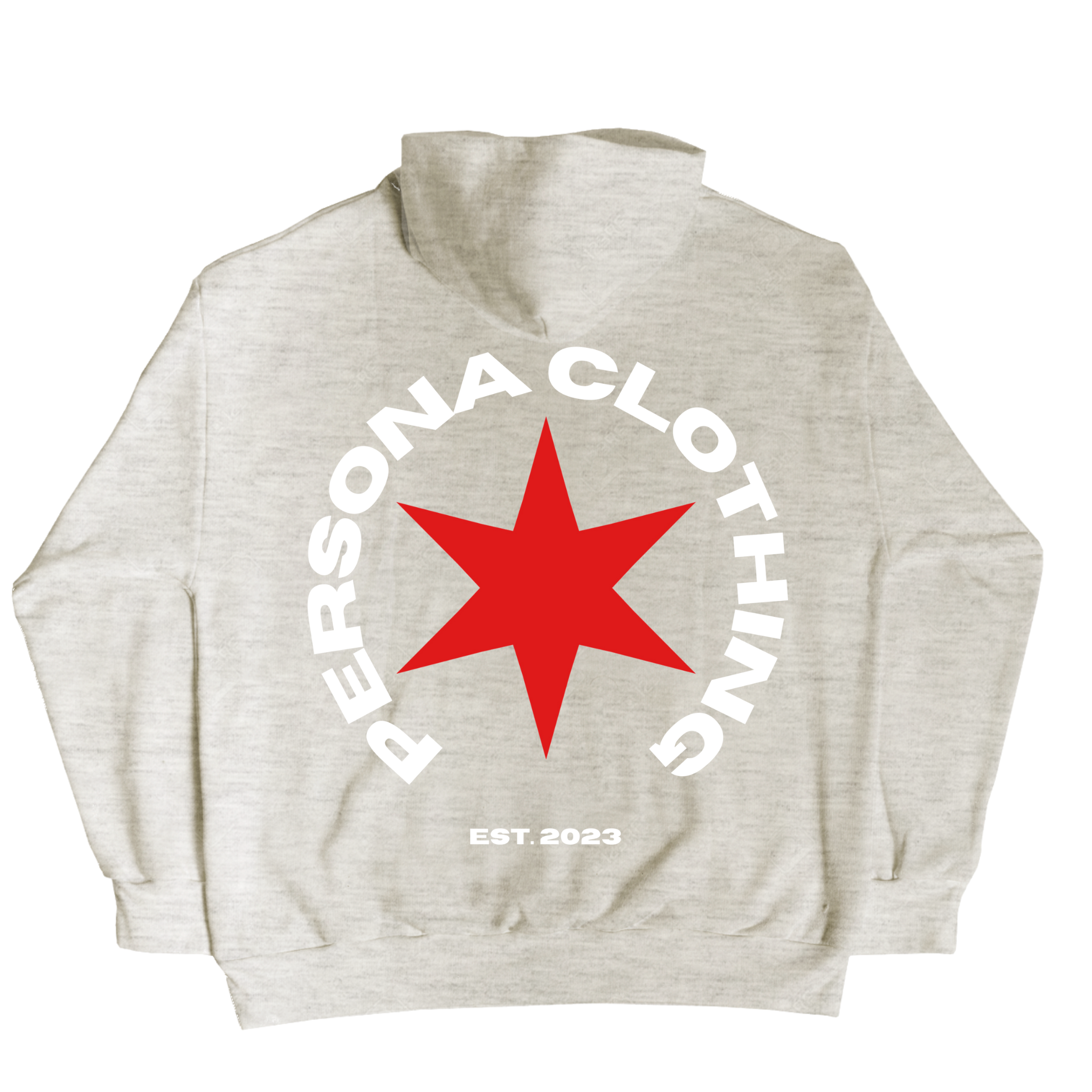 STAR HOODIE - ASH GREY