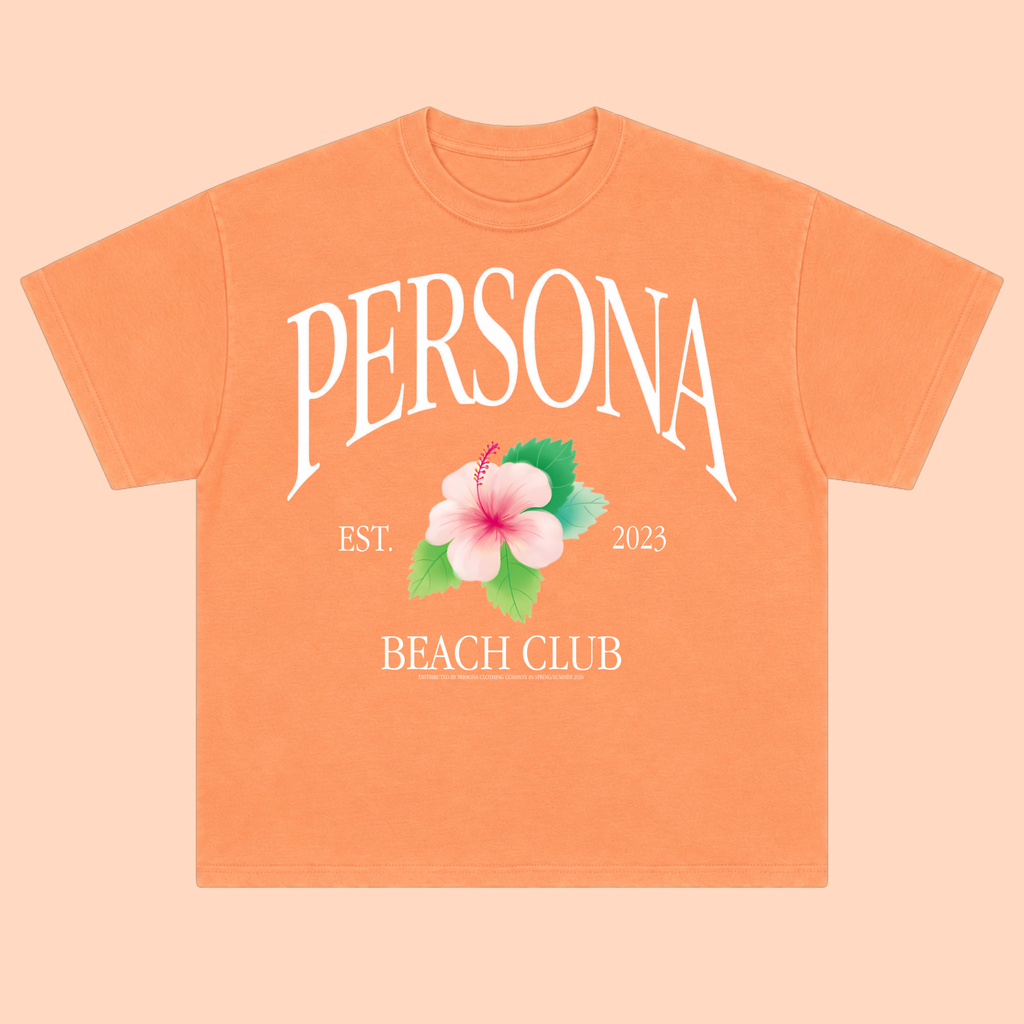 FLOWER SHIRT - LIGHT ORANGE