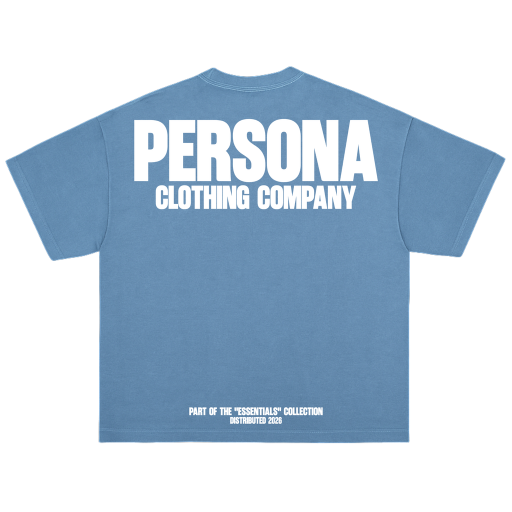 *ESSENTIALS TEE - JEAN BLUE