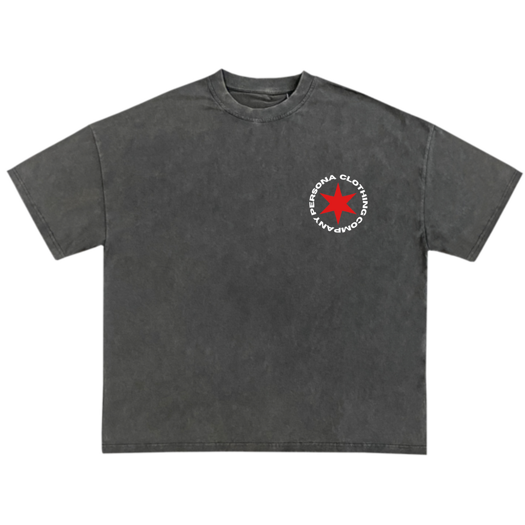 STAR TEE - GRAPHITE