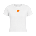 ORANGE BABY TEE - WHITE