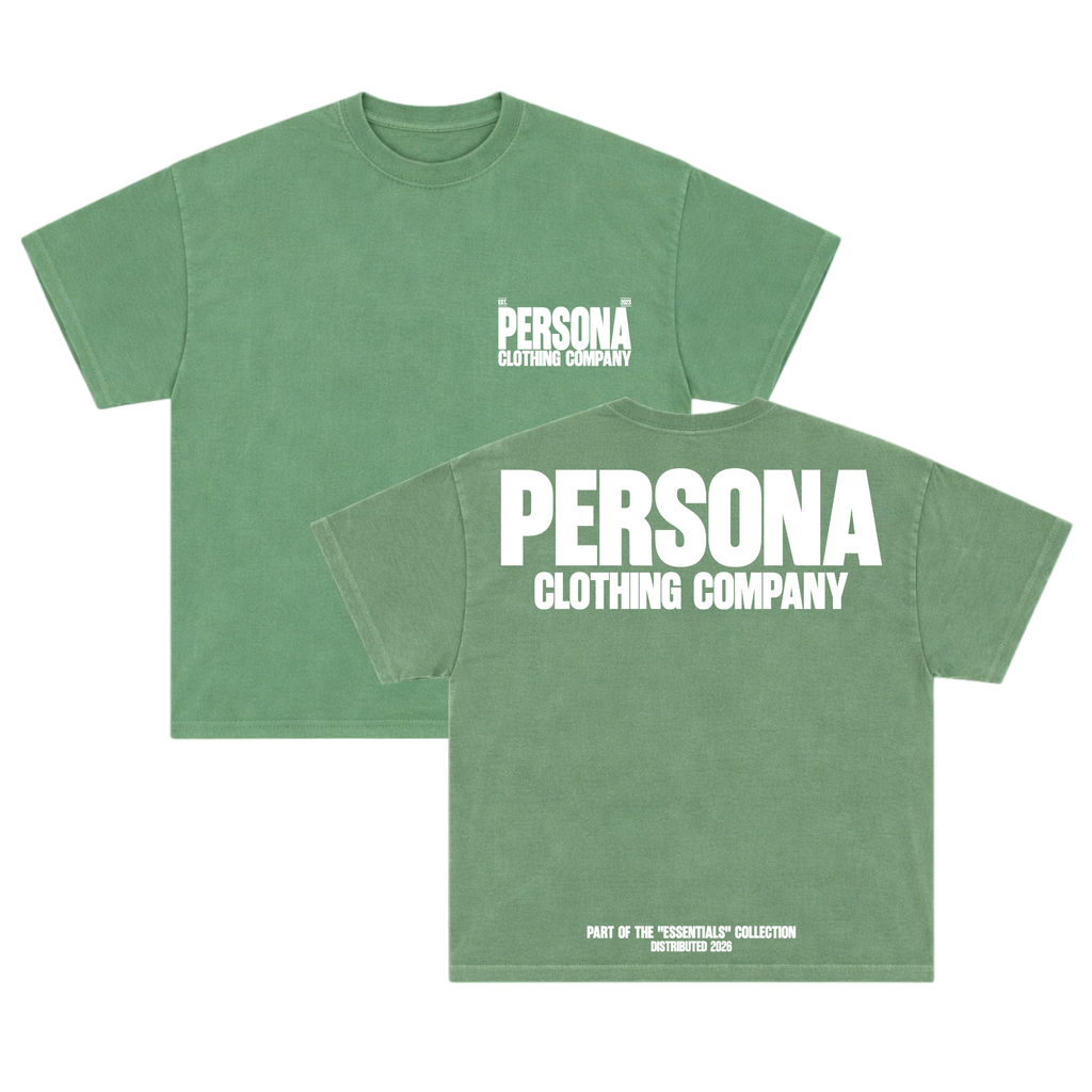 *ESSENTIALS TEE - GREEN