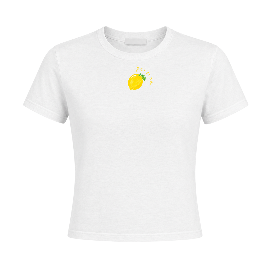 LEMON BABY TEE - WHITE