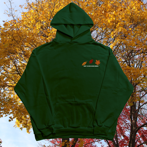 *FALL HOODIE - FOREST GREEN