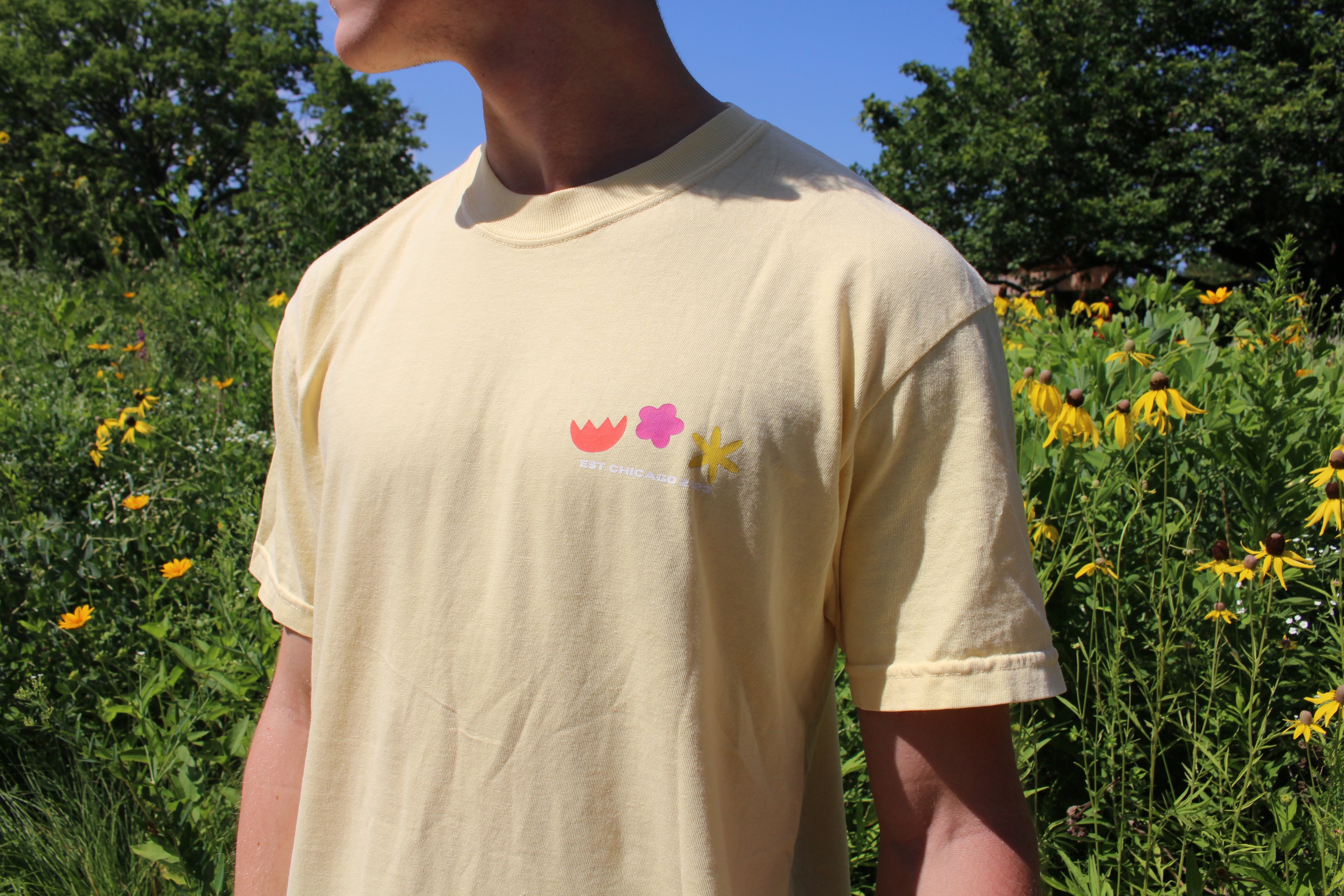 SUMMER TEE - SUNSHINE YELLOW