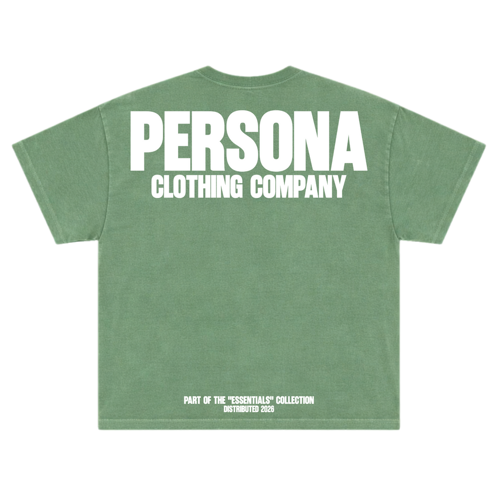 *ESSENTIALS TEE - GREEN