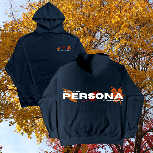 *FALL HOODIE - NAVY BLUE