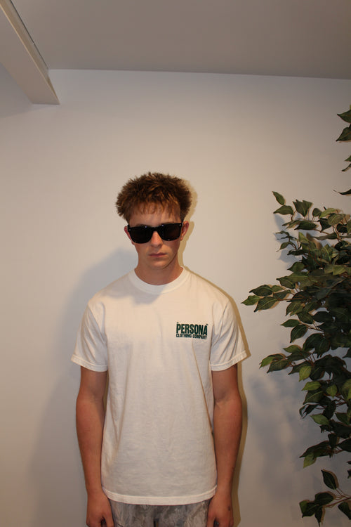 *ESSENTIALS CANVAS TEE - FOREST GREEN