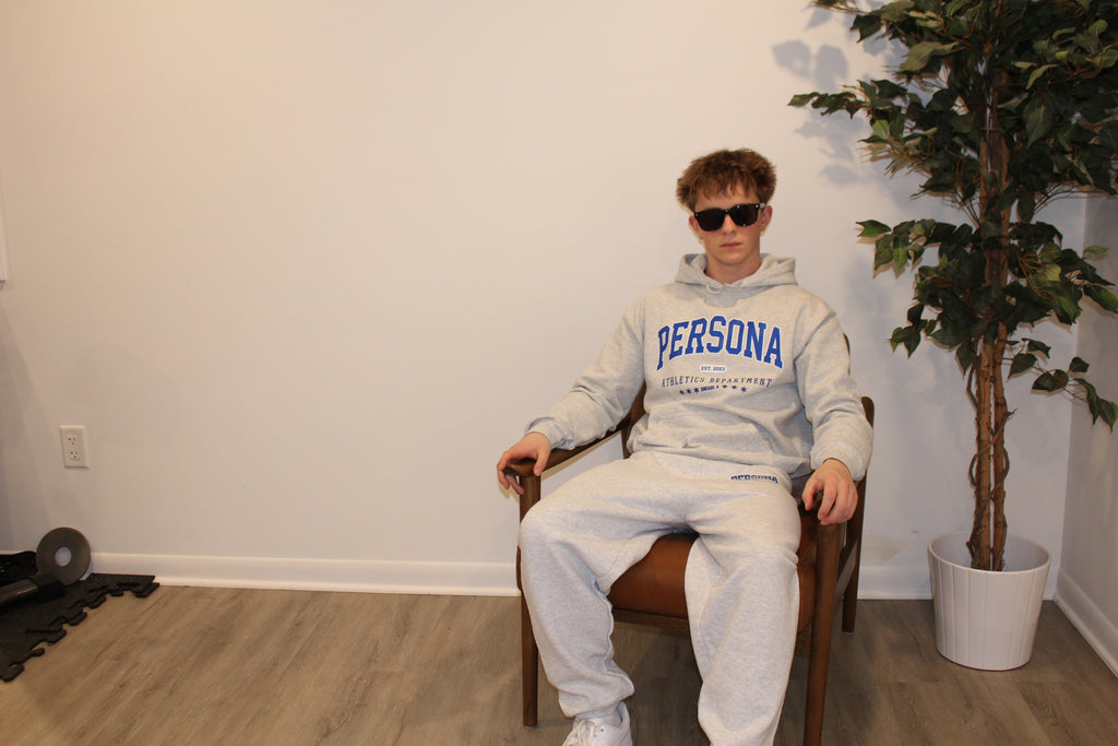 VARSITY ASH GREY HOODIE