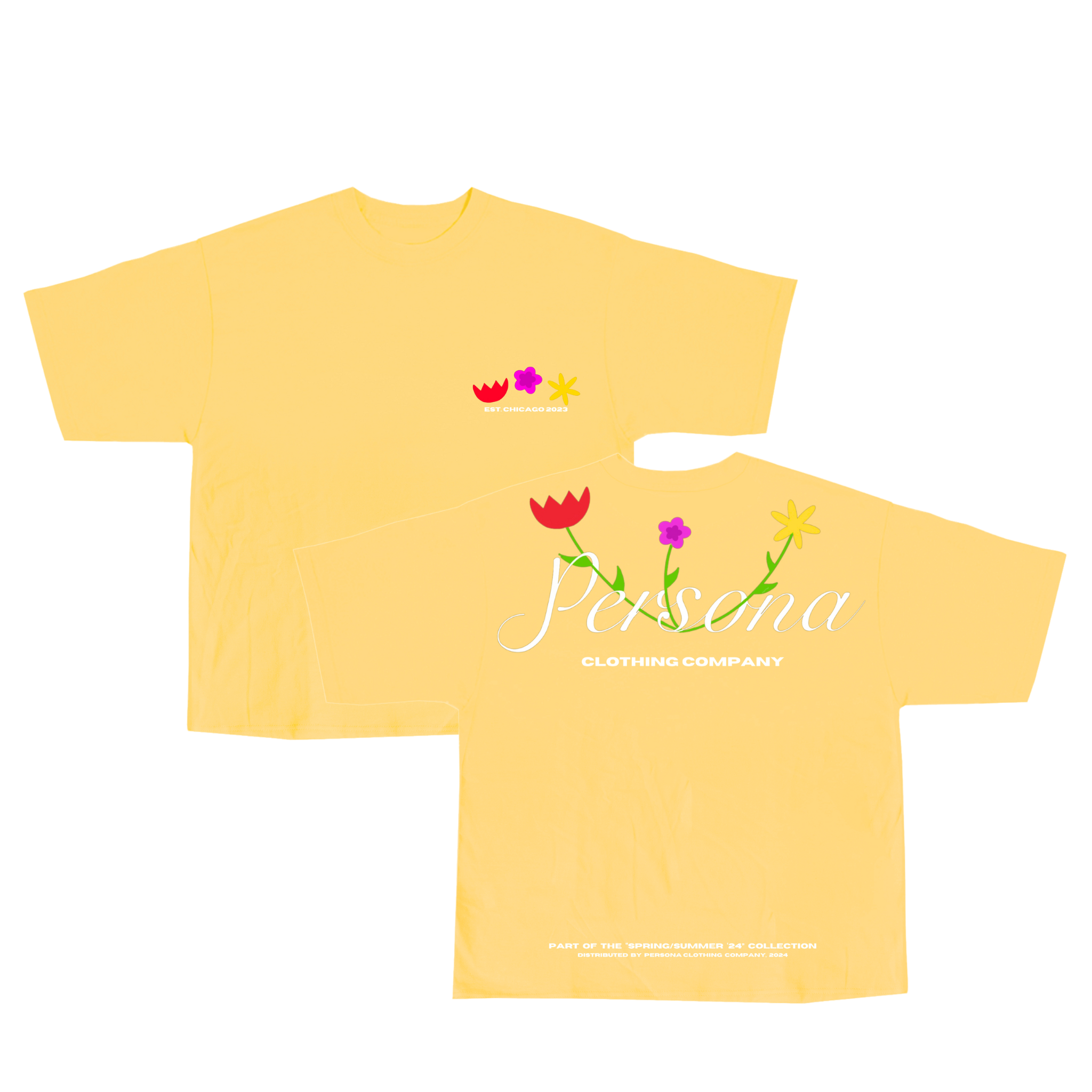 SUMMER TEE - SUNSHINE YELLOW